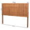 Baxton Studio Monroe Modern Transitional and Rustic Ash Walnut Finished Wood King Size Headboard 181-11141-Zoro - alternate 4